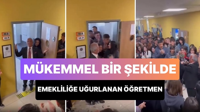 Sincan Anadolu Lisesi Öğrencilerinin Öğretmenlerini Muhteşem Bir Şekilde Emekliliğe Uğurladıkları Anlar