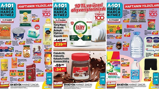 11 - 17 Kasım 2023 A101 Haftanın Yıldızları Kataloğu