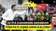 Geçici Görevinden İstifa Eden Burak Yılmaz, Sosyal Medya Paylaşımlarını Silerek Beşiktaş Taraftarını Kızdırdı