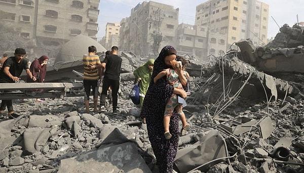 İsrail'in Gazze saldırılarında hayatını kaybedenlerin sayısı 11 bin 78'e ulaştı.