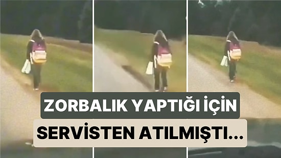 Arkadaşına Zorbalık Yaptığı İçin İkinci Kez Servisten Atılan Kızına Unutmayacağı Bir Ders Veren Baba