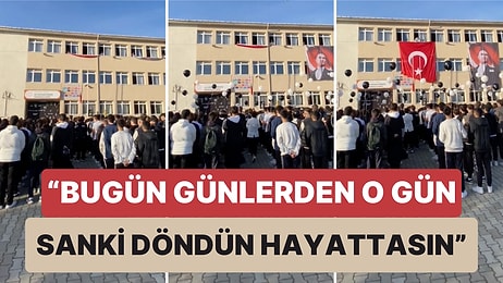 Çanakkale'de Bir Liseden Duygulandıran 10 Kasım Töreni: "Sanki Döndün Hayattasın"