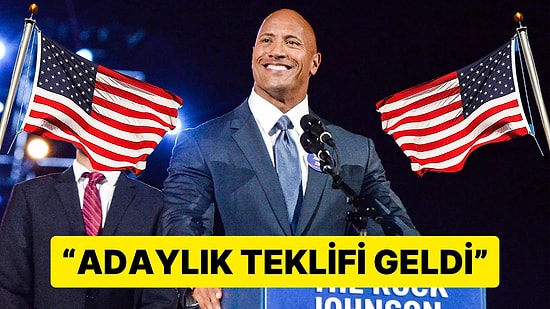 "The Rock" Dwayne Johnson'a ABD Başkan Adaylığı Teklif Edilmiş!