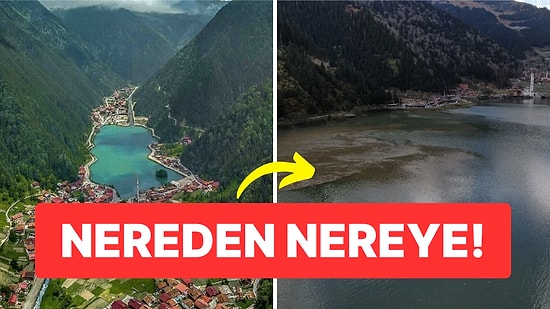 Uzungöl'ün Geldiği İçler Acısı Hal: Su Seviyesi 4 Metreye Kadar Düştü!