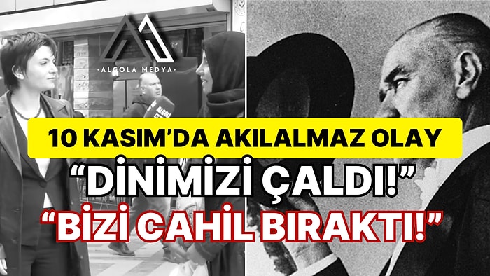 10 Kasım'da Mikrofon Uzatılan Bir Kadının "Atatürk'e Ahirette Soracağım" Sözleri Tepki Çekti