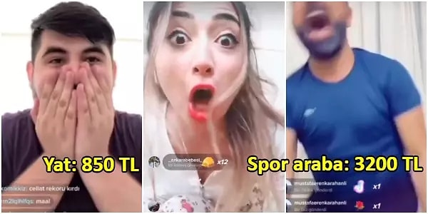 Turan, sıradaki kişilerin hastane sahipleri, içerik üreticileri, fenomenler, TikTok'ta bağış toplayanlar, spiritüelciler ve bağış toplayan hesaplar olduğunu söyledi.