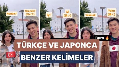 Türkçe ve Japonca'daki Benzer Kelimeleri Paylaşan İki Arkadaşın Eğlenceli Videosu