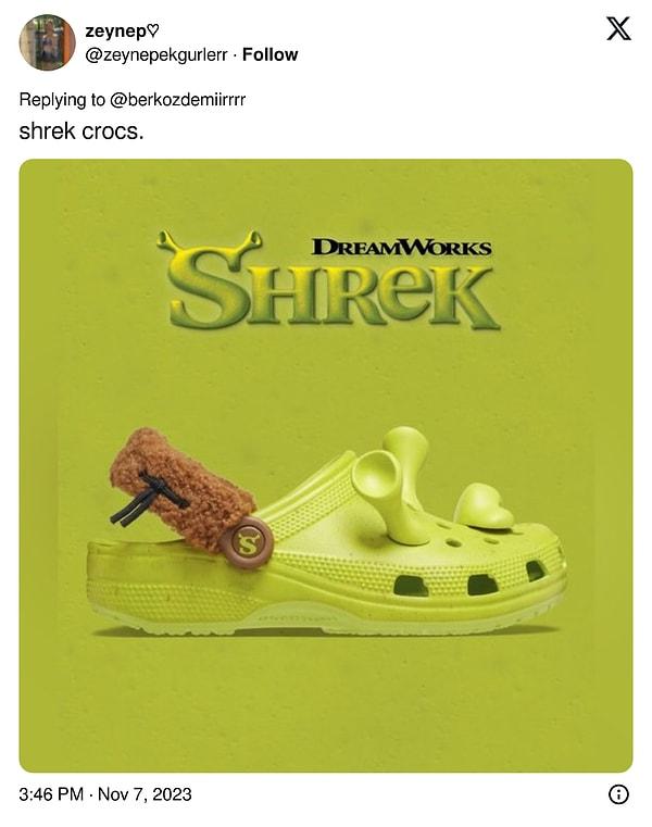 6. Shrek Crocs