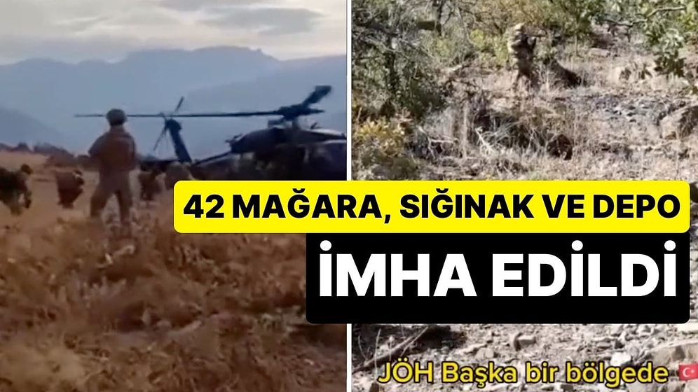 İçişleri Bakanı Ali Yerlikaya Duyurdu: Kahramanlar Operasyonu'nda 42 Mağara, Sığınak ve Depo İmha Edildi