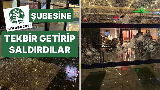 Esenyurt'taki Starbucks Şubesine Tekbir Getirerek Saldırdılar