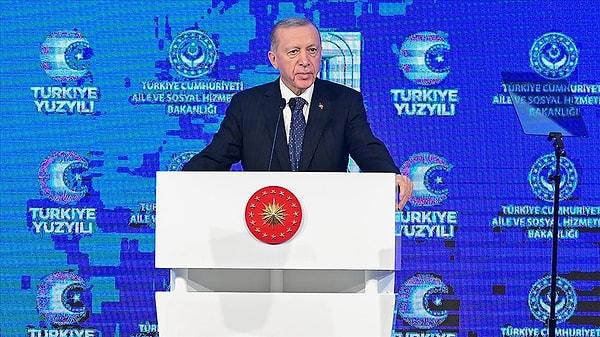 Arnavutköy'de Darülaceze Sosyal Hizmet Şehri Açılış Töreni'ne katılan Cumhurbaşkanı Erdoğan, İsrail-Filistin savaşı hakkında konuştu.