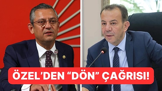 CHP Genel Başkanı Özgür Özel Tanju Özcan'ı Partiye Davet Etti!