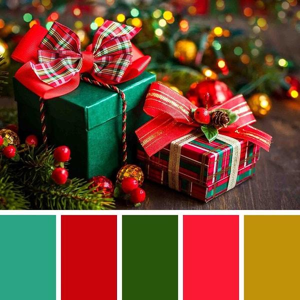 Pick a color that you associate most with Christmas.