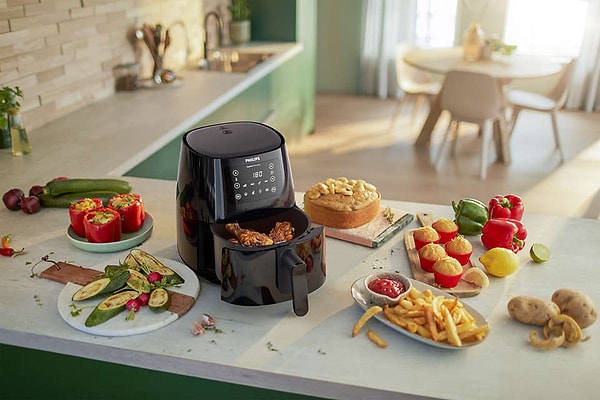 13 pişirme tekniği tek bir cihazda mı? Philips Airfryer 3000 L ile bu mümkün!