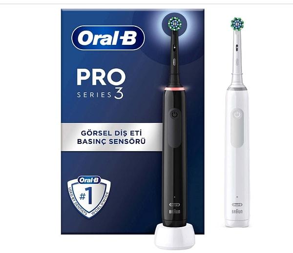 6. Oral-B Pro3-3900 Şarj Edilebilir Diş Fırçası 2'li Set