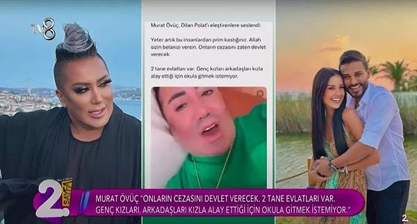 Bu videoların ardından 2. Sayfa magazin programının konuğu olan Sevda Türküsev, "Lütfen Murat Övüç'ü takip etmeyin, Halkı zehirliyorlar." demişti.