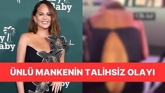 Ünlü Manken Chrissy Teigen'ın Talihsiz Olayı: Galada Fermuarı Patladı