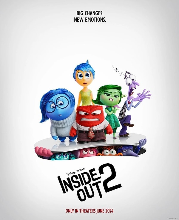 “Inside Out 2” önümüzdeki yıl 14 Haziran tarihinde sinemalarda gösterime girerek izleyicileri ile buluşacak!