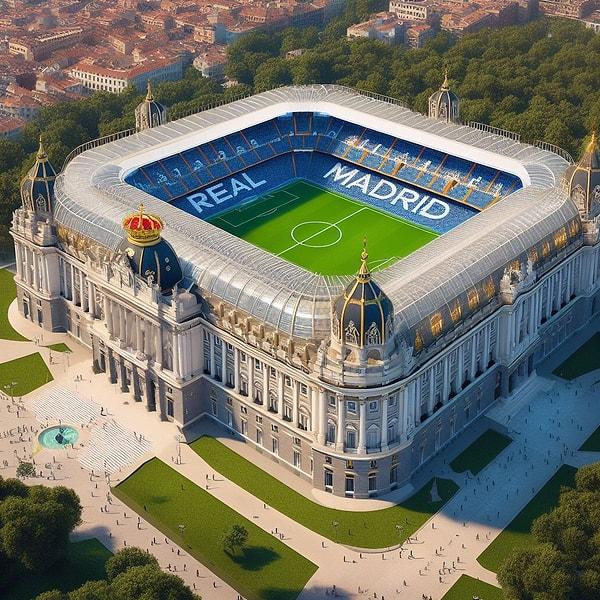 8. Real Madrid - Madrid Kraliyet Sarayı.