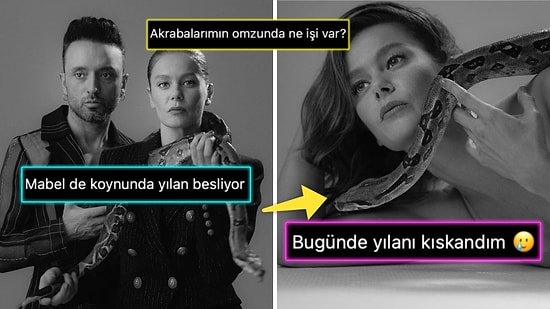 Burcu Biricik ve Mabel Matiz Bir Araya Geldi: Yılanla Verdikleri Pozlar Fena Dillere Düştü!
