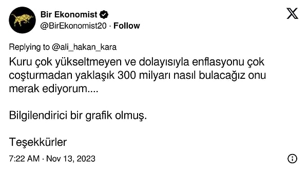 İşte yorumların devamı.