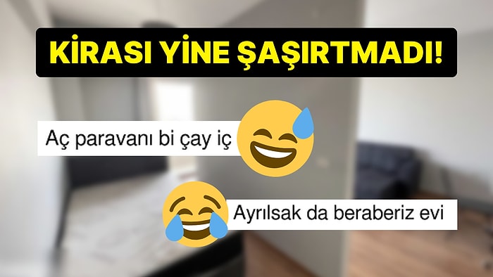 Kiralık Ev Ararken '0.5 + 0.5 Daire' ile Karşılaşan Vatandaşın Paylaştığı Şaka Olmasını Dilediğimiz Görüntü