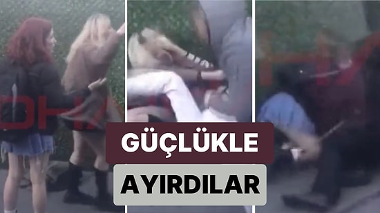 Üsküdar'da 3 Kadın Birbirlerine Girdi! Kavgayı Ayırmaya Çalışanlar da Zor Anlar Yaşadı