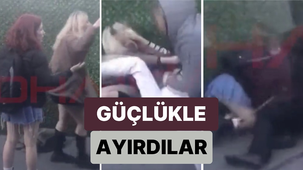 Üsküdar'da 3 Kadın Birbirlerine Girdi! Kavgayı Ayırmaya Çalışanlar da Zor Anlar Yaşadı