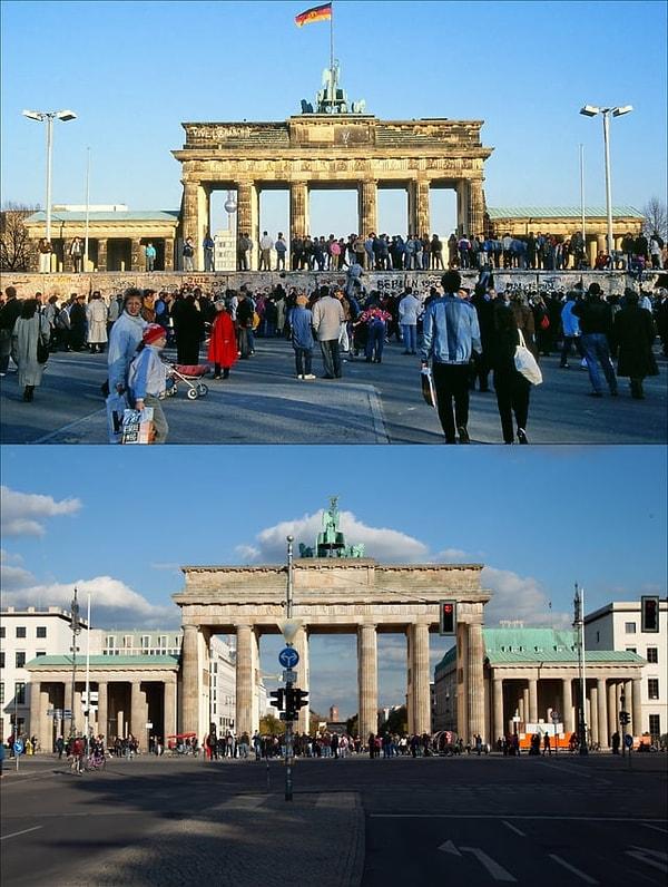 1. Berlin Duvarı. (34 yıl önce ve bugün)