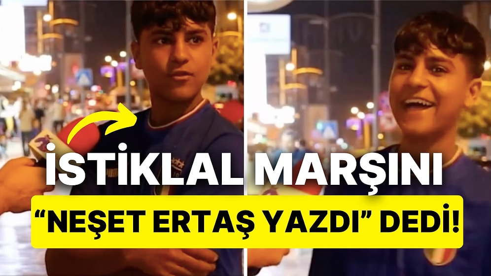 Sonunda Bu da Oldu: Bir Genç İstiklal Marşı'nı Neşet Ertaş'ın Yazdığını Söyledi!