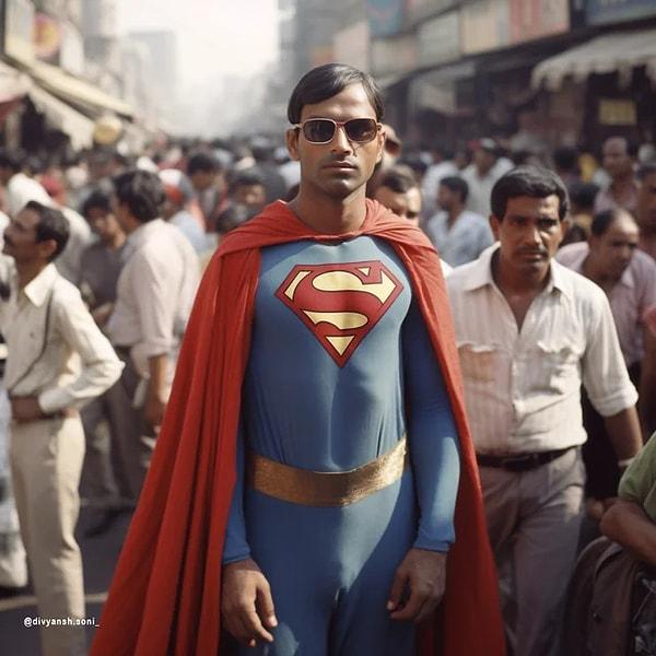 8. Hindistanlı Süpermen.