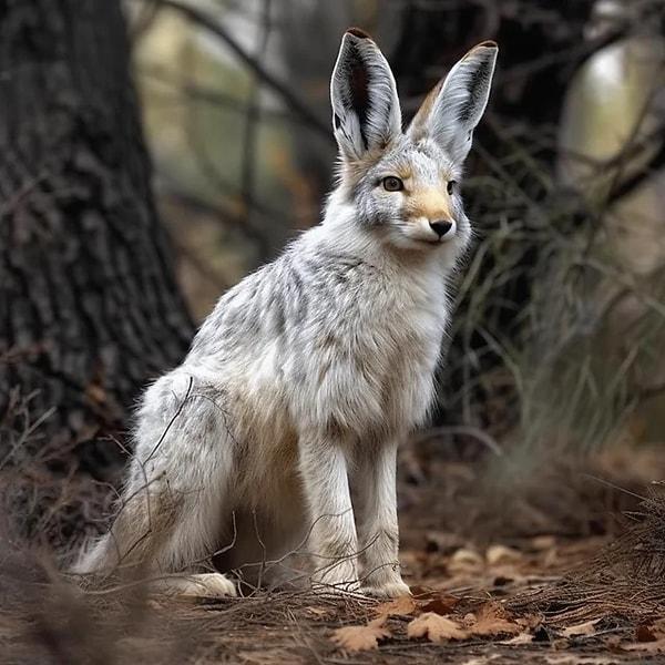 12. İmkansız hayvan hibriti: Kurt ve tavşan.
