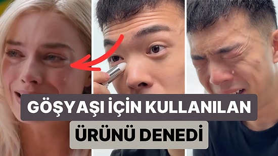 Bir İçerik Üreticisi Filmlerde Oyuncuların Gözyaşı İçin Kullandığı Ürünü Denemek İsteyince Zor Anlar Yaşadı