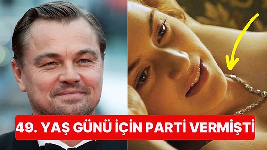 Leonardo DiCaprio'nun Doğum Günü Şerefine Özel Titanik Kostümü Giyen Ünlü Oyuncu Herkesin Aklını Karıştırdı