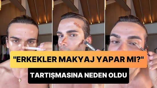 Lüks Harcamaları ile Bilinen 'Mr.Thecan' Yaptığı Makyaj ile 'Erkek Makyaj Yapar mı?' Tartışmasına Neden Oldu