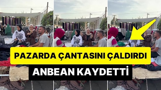 Pazar Esnafının Kendisi İçin Şarkı Söylediği Anlarda Dikkati Dağılan Kadın Çantasını Çaldırdı