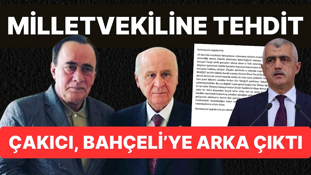 HEDEP-MHP Geriliminde Alaattin Çakıcı Devreye Girdi! Milletvekilini Tehdit Etti