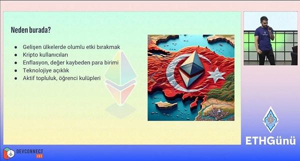 Uzdoğan'ın sunumunda kullandığı Türkiye haritası ve bayrağı hatalı olarak gösterildi, haritada Doğu Anadolu Bölgesi eksik gösterilirken Türk bayrağındaki yıldız beş yerine altı köşeliydi.