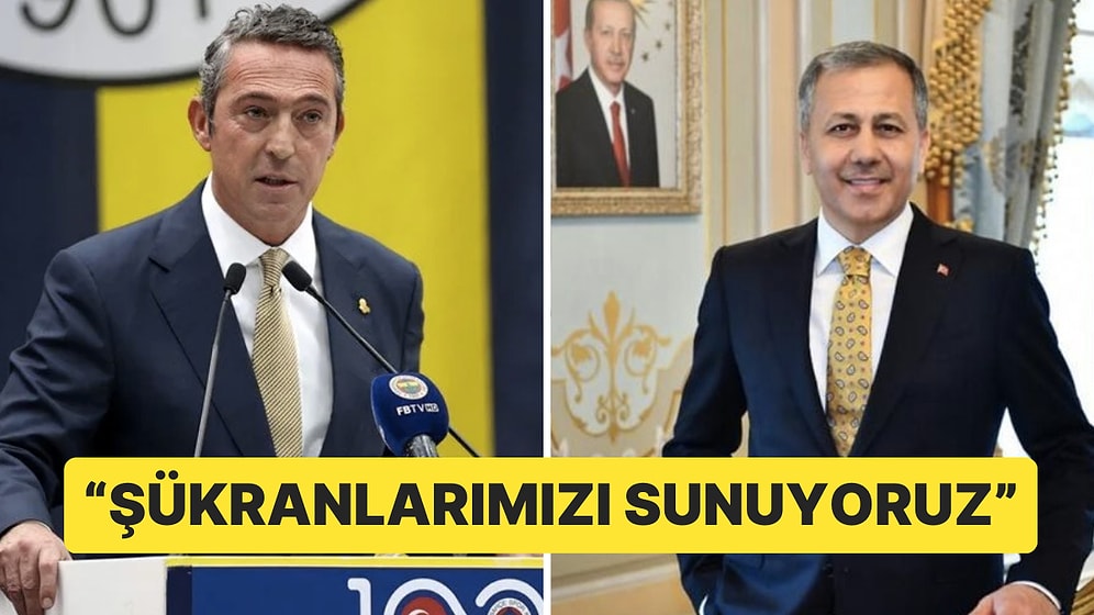 Ali Koç’tan Bakan Ali Yerlikaya’ya Mektup: Futbola Operasyon mu Yapılacak?