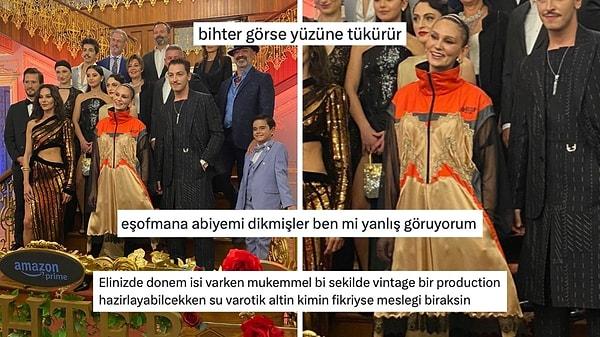 Fakat 'Bihter' filminin tarihe geçmesinin bir sebebi daha vardı: Farah Zeynep Abdullah'ın galada giydiği göz kanatan elbise!