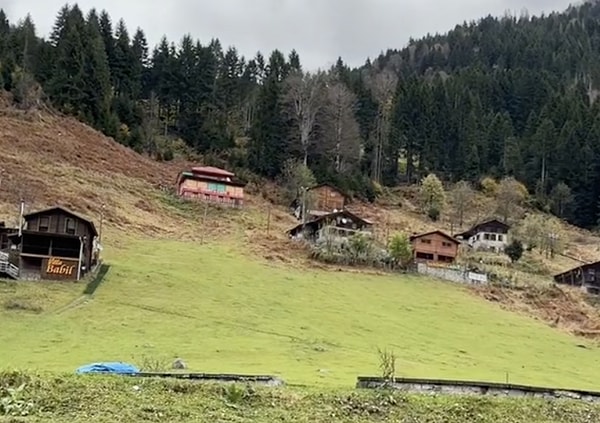 Fakat Ayder Yaylası'nın evlerle dolu olması, göründüğü gibi boş ve yeşil bir alan olmaması karşısında hayal kırıklığı yaşadı.