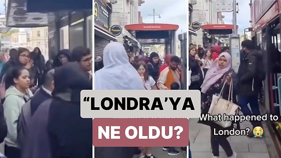 Londra'da Bir Adam Ülkesindeki Yoğun Göçmen Artışı Karşısındaki Durumu "Londra'ya Ne Oldu?" Notuyla Paylaştı