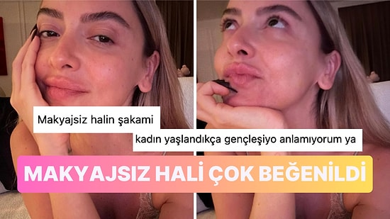 Doğallığıyla Herkesi Büyüleyen Hadise'nin Makyajsız Pozlarına Sosyal Medyada Beğeni Yağdı