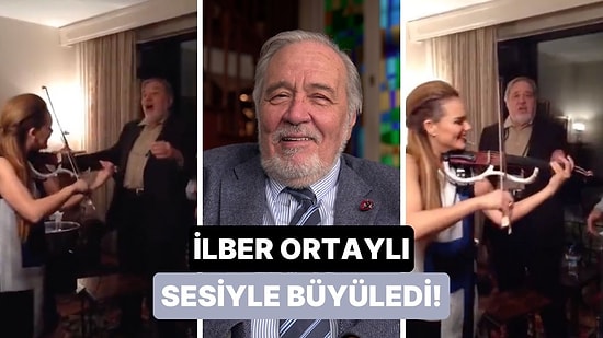 On Parmağında On Marifet: Şarkı Söyleyen İlber Ortaylı Sesiyle Büyüledi