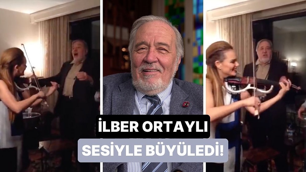 On Parmağında On Marifet: Şarkı Söyleyen İlber Ortaylı Sesiyle Büyüledi