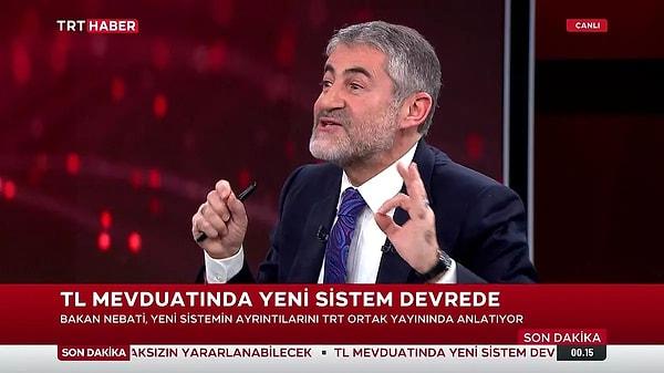 21 Aralık 2021'de TRT ekranlarında 'Kur Korumalı TL Mevduat' sistemine ilişkin soruları yanıtlayan Nebati, ekonomiyi gözlerinden okuyup anlamamızı istemişti: