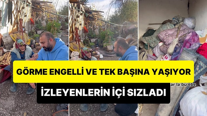 5 Çocuk Bir Anneyi Bir Göz Odalarına Sığdıramamış: Tek Başına Yaşayan Görme Engelli Şengül Teyze