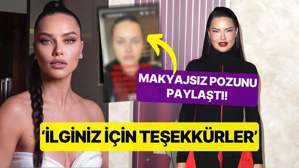 Adriana Lima 'Estetik' İddialarına Makyajsız Fotoğraf Paylaşarak Cevap Verdi! 'İlginiz İçin Teşekkürler'