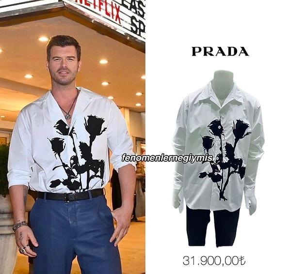 @fenomenlernegiymis isimli Instagram hesabı, Tatlıtuğ'un Prada marka gömleğinin fiyatının 31 bin 900 TL olduğunu paylaştı.