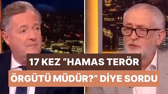 Gazeteci Piers Morgan, Eski İşçi Partisi Liderine Defalarca “Hamas Bir Terör Örgütü Müdür?” Diye Sordu